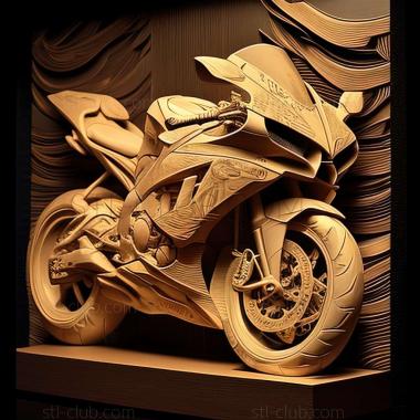 3D мадэль Yamaha YZF R1 2009 (STL)